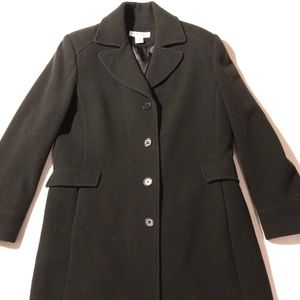 Preston & York Classic Wool Coat (Plus Size)